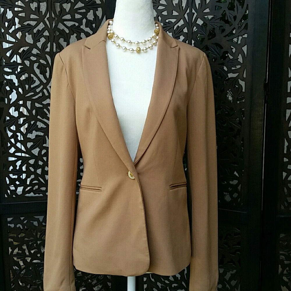 Philosophy Tan Blazer